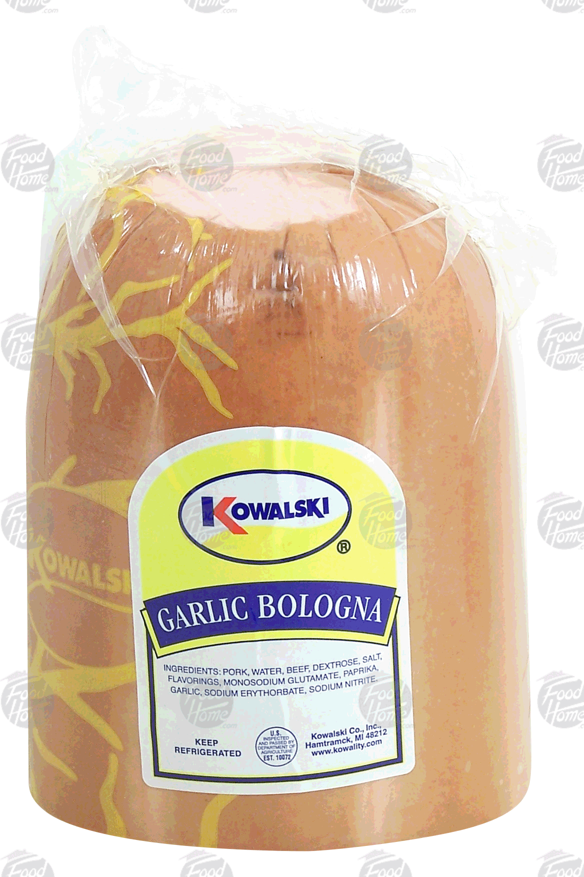 Kowalski  garlic bologna, price per pound Full-Size Picture